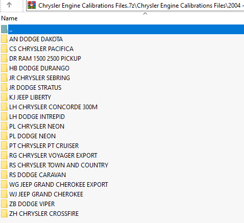 Chyrsler F.C.A Group Flash files collection 2000 - 2017 