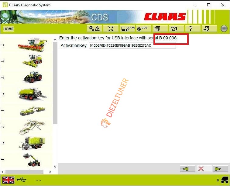 Claas Interface Activation Key V2 - Diezeltuner Shop 