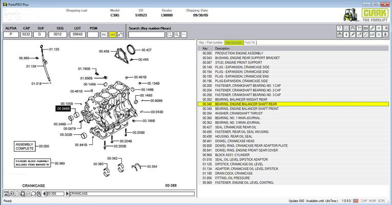 Clark EPC Spare Parts List Parts Pro Plus V541 - Diezeltuner Shop 