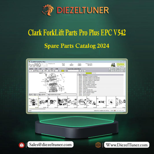 Clark ForkLift Parts Pro Plus EPC V542 Spare Parts Catalog 2024 - Diezeltuner Shop 