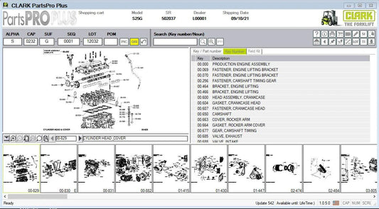 Clark ForkLift Parts Pro Plus EPC V542 Spare Parts Catalog 2024 - Diezeltuner Shop 