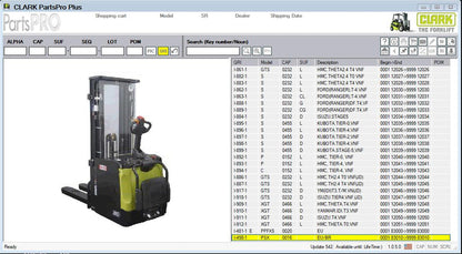 Clark ForkLift Parts Pro Plus EPC V542 Spare Parts Catalog 2024 - Diezeltuner Shop 
