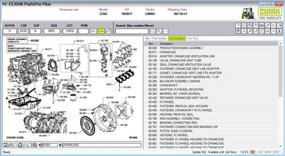 Clark ForkLift Parts Pro Plus EPC V542 Spare Parts Catalog 2024 - Diezeltuner Shop 