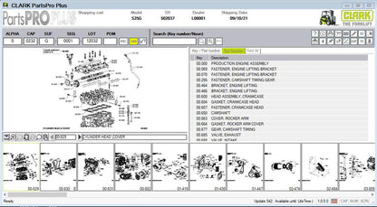 Clark ForkLift Parts Pro Plus EPC V542 Spare Parts Catalog 2024 - Diezeltuner Shop 