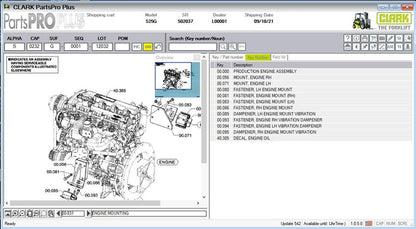 Clark ForkLift Parts Pro Plus EPC V542 Spare Parts Catalog 2024 - Diezeltuner Shop 
