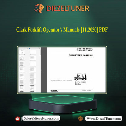 Clark Forklift Operator’s Manuals [11.2020] PDF - Diezeltuner Shop 