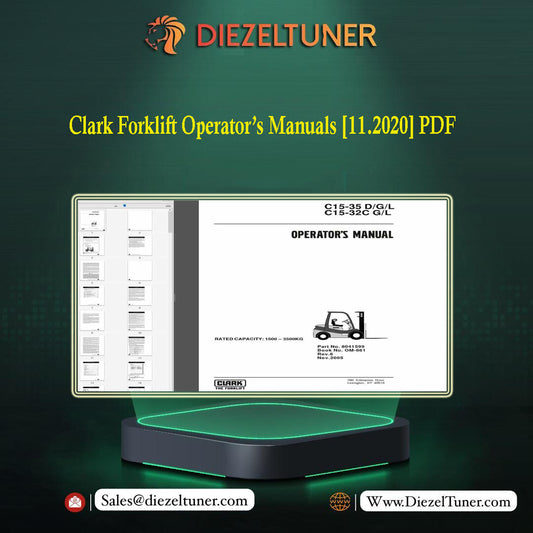 Clark Forklift Operator’s Manuals [11.2020] PDF - Diezeltuner Shop 