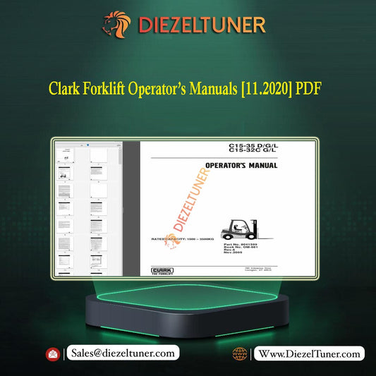 Clark Forklift Operator’s Manuals [11.2020] PDF - Diezeltuner Shop 
