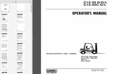 Clark Forklift Operator’s Manuals [11.2020] PDF - Diezeltuner Shop 