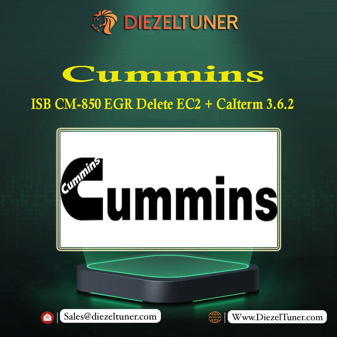 Commings ISB CM-850 EGR Delete EC2 + CaIterm 3.6.2 - Diezeltuner Shop 