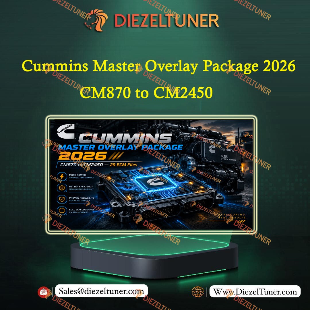 Commins Master Overlay Package 2026 | CM870 to CM2450 — 29 ECM Files