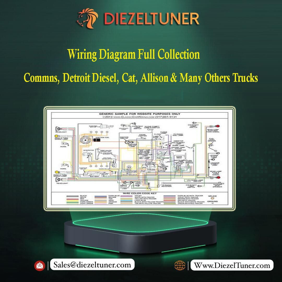 Commns, Detroit Diesel, Cat, Allison & Many Others Trucks Wiring Diagram Full Collection - Diezeltuner Shop 