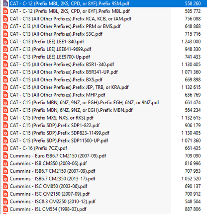 Commns, Detroit Diesel, Cat, Allison & Many Others Trucks Wiring Diagram Full Collection - Diezeltuner Shop 
