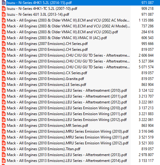 Commns, Detroit Diesel, Cat, Allison & Many Others Trucks Wiring Diagram Full Collection - Diezeltuner Shop 