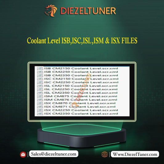 Coolant Level ISB,ISC,ISL,ISM & ISX FILES - Diezeltuner Shop 