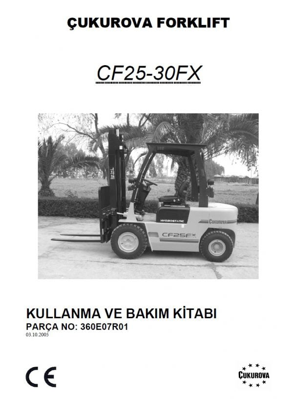 Cukurova Forklift Truck Collection Manuals PDF - Diezeltuner Shop 