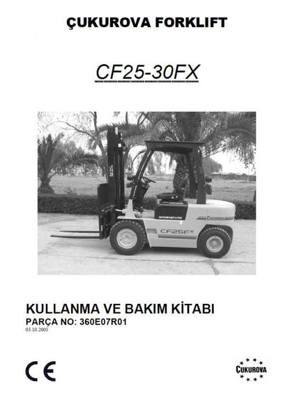Cukurova Forklift Truck Collection Manuals PDF - Diezeltuner Shop 