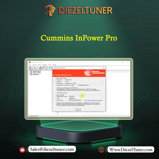 Cummins InPower Pro + INCAL Latest Version – Full ECU Tuning & Calibration