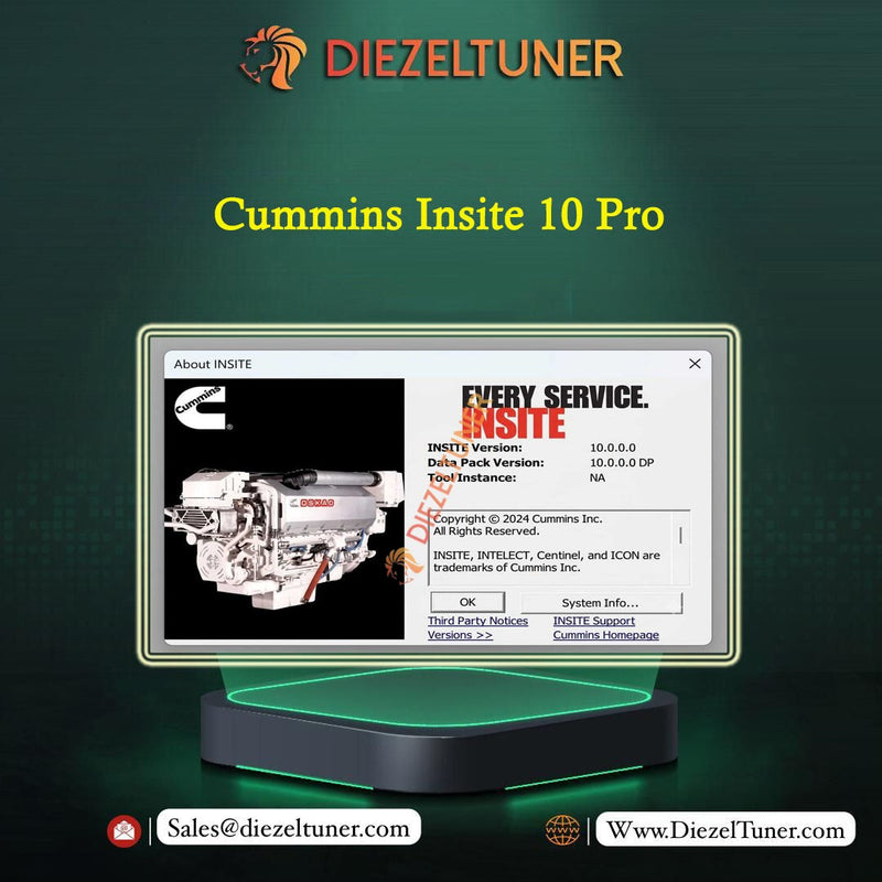 Commins lnsite 10 Pro – Instant ZapIT & Fleet Password Access