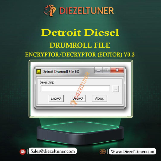 DETROIT DRUMROLL FILE ENCRYPTOR/DECRYPTOR (EDITOR) V0.2 - Diezeltuner Shop 