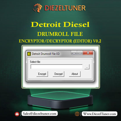 DETROIT DRUMROLL FILE ENCRYPTOR/DECRYPTOR (EDITOR) V0.2 - Diezeltuner Shop 