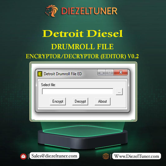 DETROIT DRUMROLL FILE ENCRYPTOR/DECRYPTOR (EDITOR) V0.2 - Diezeltuner Shop 