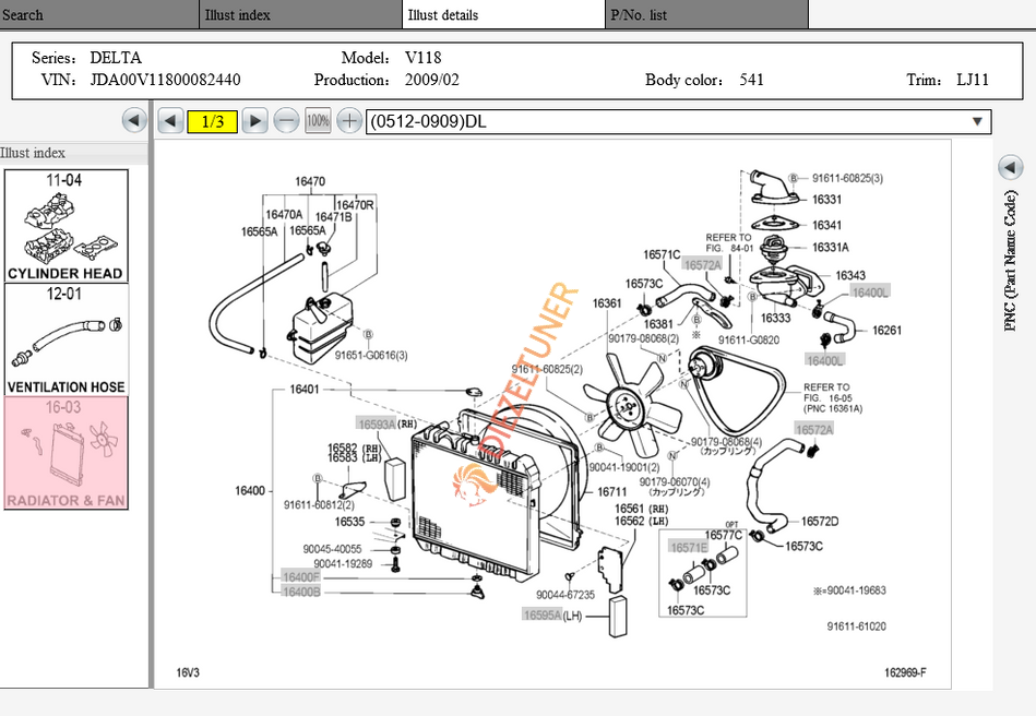 Daihatsu Parts Catalog - Diezeltuner Shop 