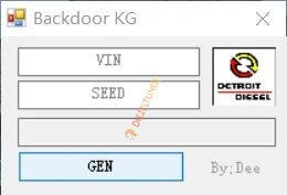 Detroit Diesel Backdoor Passwords Generator V2 - Diezeltuner Shop 