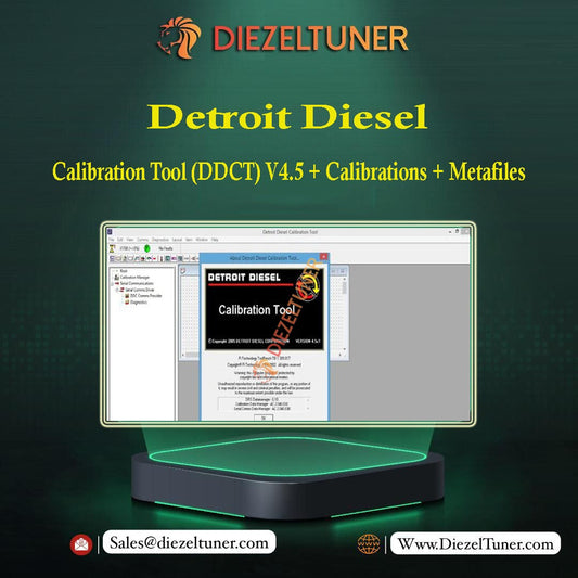 Detroit Diesel Calibration Tool (DDCT) V4.5 + Calibrations + Metafiles - Diezeltuner Shop 