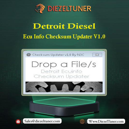 Detroit Diesel Ecu Info Checksum Updater V1.0 - Diezeltuner Shop 