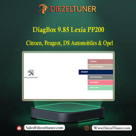 DiagBox 9.85 Lexia PP200 Citroen, Peugeot, DS Automobiles & Opel - Diezeltuner Shop 