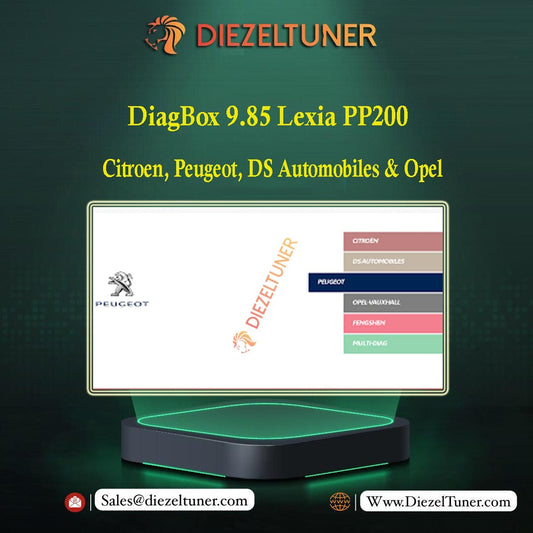 DiagBox 9.85 Lexia PP200 Citroen, Peugeot, DS Automobiles & Opel - Diezeltuner Shop 