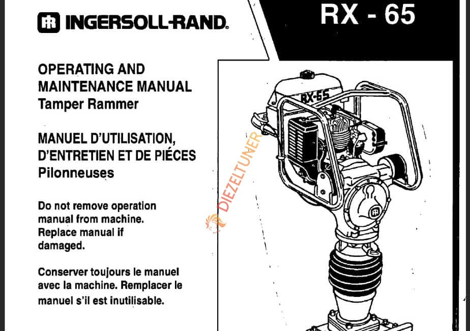 Doosan / Ingersoll Rand Operation Maintenance Manual PDF 2019 – 9.41 GB