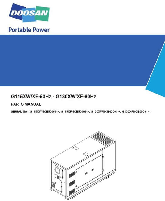 Doosan Ingersoll Rand Parts Manual PDF