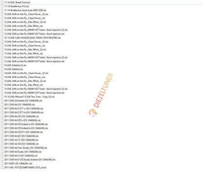 Duramax LML (2011–2014) – CTZ Tuning Files Package