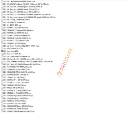 Duramax LML (2011–2014) – CTZ Tuning Files Package