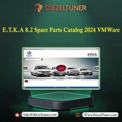E.T.K.A 8.2 Spare Parts Catalog 2024 VMWare - Ready To Use 