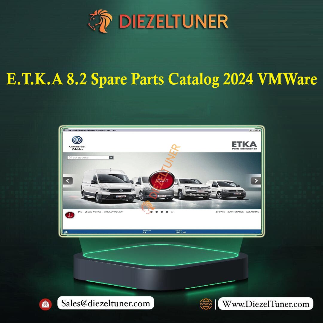 E.T.K.A 8.2 Spare Parts Catalog 2024 VMWare - Ready To Use 