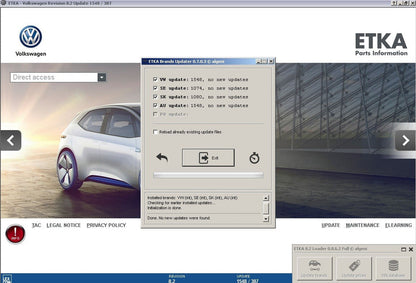 E.T.K.A 8.2 Spare Parts Catalog 2024 VMWare - Ready To Use 
