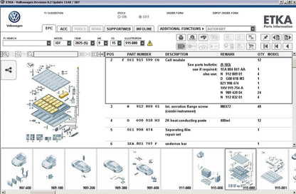 E.T.K.A 8.2 Spare Parts Catalog 2024 VMWare - Ready To Use 
