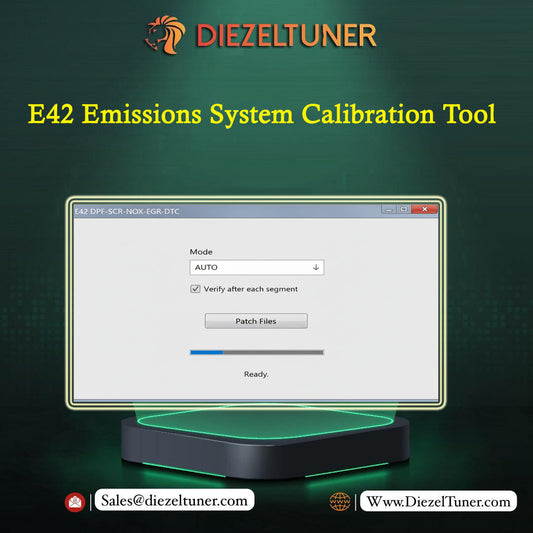 E42 DPF SCR NOX EGR DTC Tool + Using guide + HPT editor tool