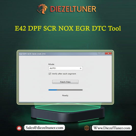 E42 DPF SCR NOX EGR DTC Tool + Using guide + HPT editor tool
