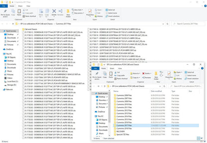 EFILive Commins (06-18) calibrations PCM CAB and Chassis Files 