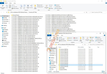 EFILive Commins (06-18) calibrations PCM CAB and Chassis Files 