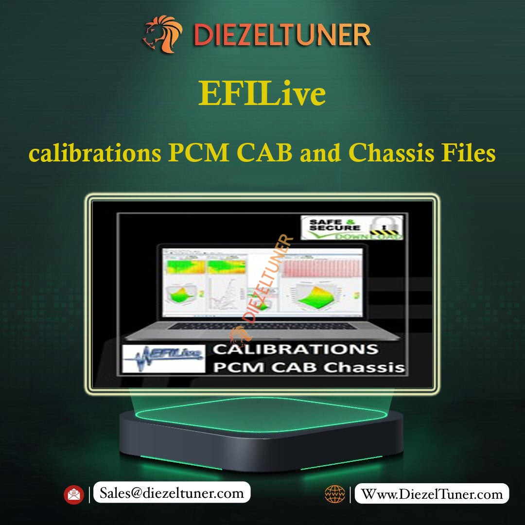 EFILive Commins (06-18) calibrations PCM CAB and Chassis Files 