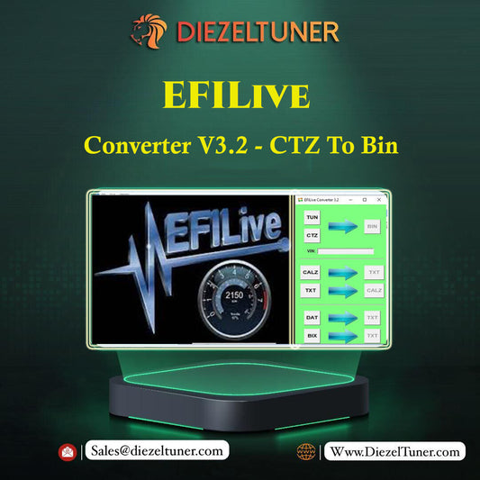 EFILive Converter v3.2 - CTZ to Bin - Diezeltuner Shop  #