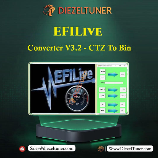 EFILive Converter v3.2 - CTZ to Bin - Diezeltuner Shop  #