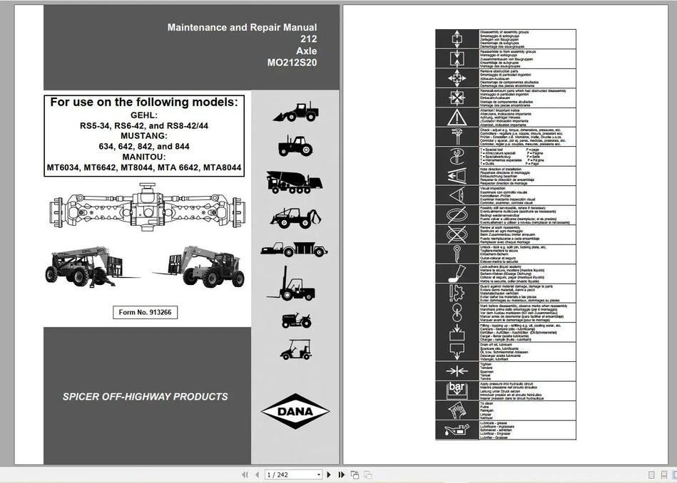 GEHL Machinery Heavy Equipment Service Manuals, Hydraulic & Electrical Schematic DVD 4.89GB PDF 2022 