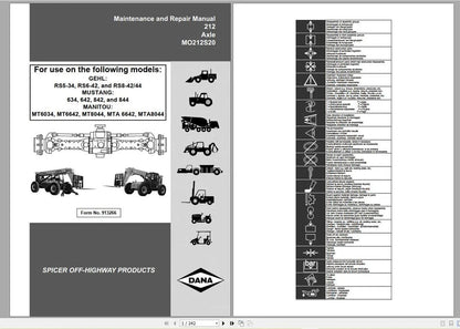 GEHL Machinery Heavy Equipment Service Manuals, Hydraulic & Electrical Schematic DVD 4.89GB PDF 2022 