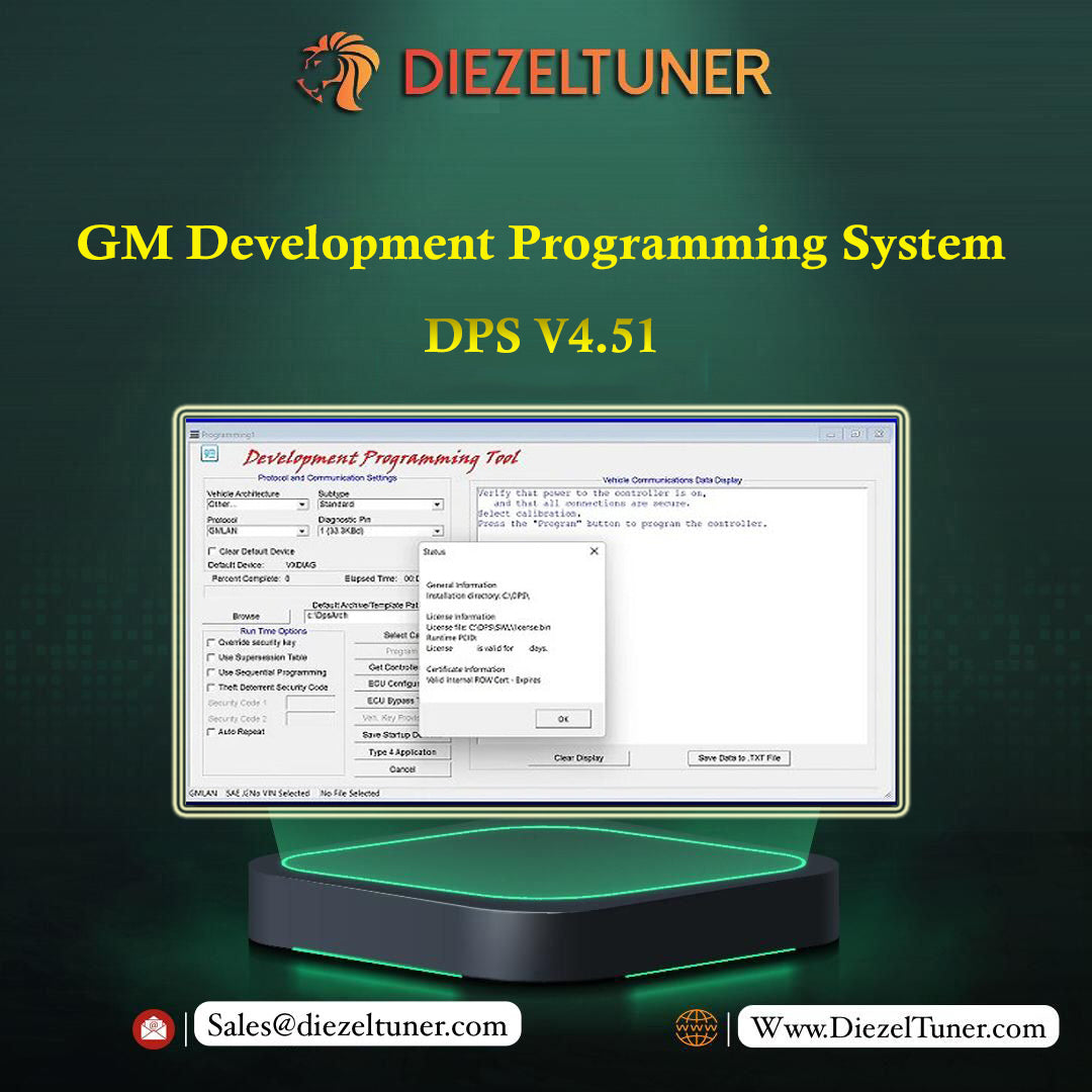 GM Development Programming System (DPS V4.51) +Unlocked Patch 
